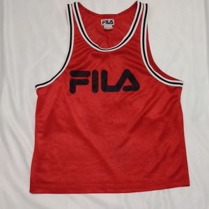 90s Vintage Red Fila Jersey
